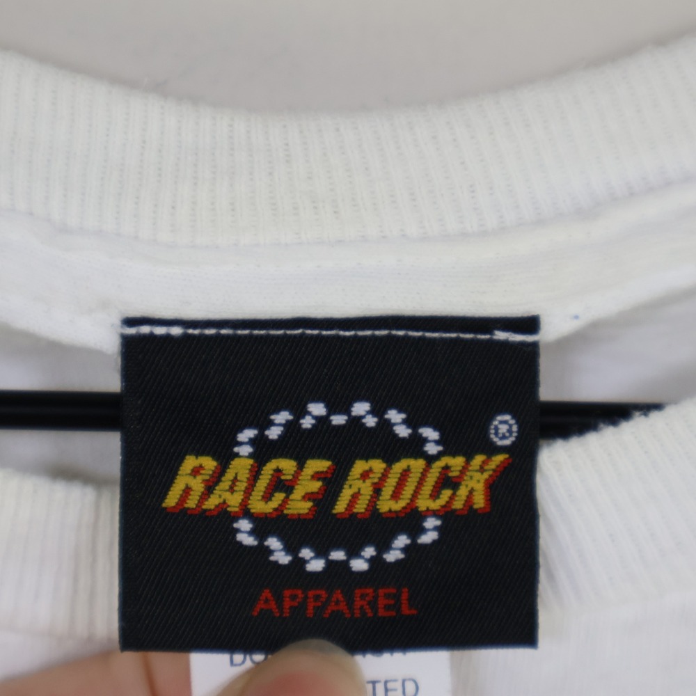 Vintage Race Rock Orlando Graphic T-Shirt Large Racing Cafe White Cotton Tee - Picture 3 of 12